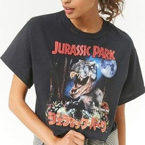 Jurassic Park Crop Top
